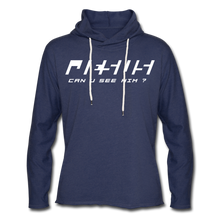 Load image into Gallery viewer, Unisex Lightweight Terry Hoodie - heather navy
