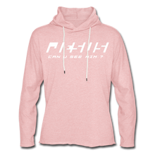 Load image into Gallery viewer, Unisex Lightweight Terry Hoodie - cream heather pink
